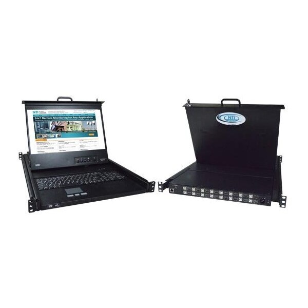 Network Technologies Rackmount 4K Kvm Drawer With 4, RACKMUX-4K17-N-8HD4K RACKMUX-4K17-N-8HD4K - main